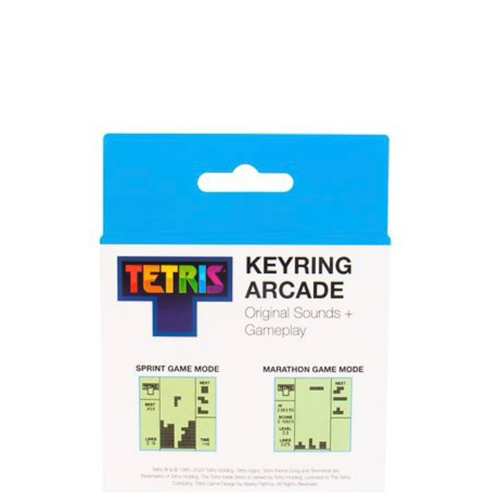 Tetris Keyring Arcade - Blue